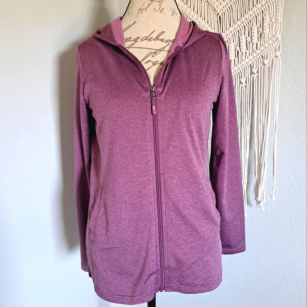 Purple 32° Cool. Lightweight Active Zip-Up.
